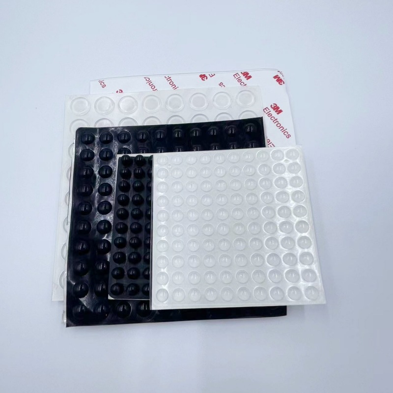 半圓形透明矽膠墊橡膠墊網格膠墊耐高溫價格優惠